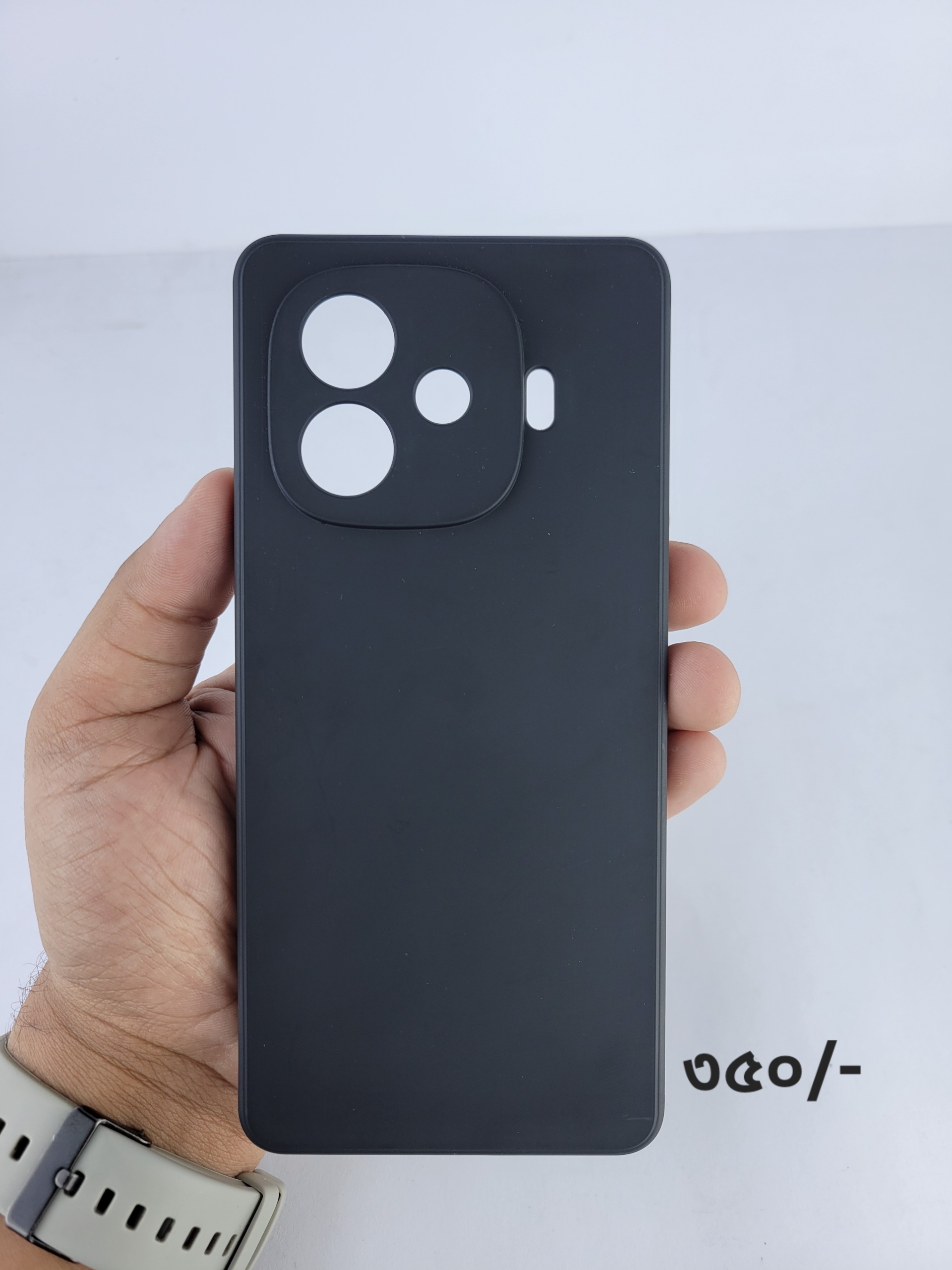 iQOO Z9 Turbo Black Silicon Cover